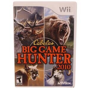 Cabela's Big Game Hunter 2010 (Nintendo Wii) Complete Game TESTED